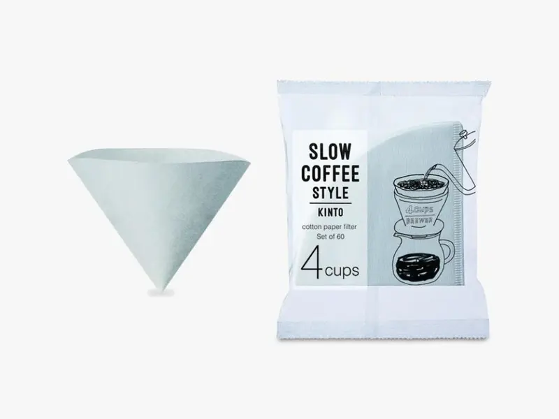 Slow brew papirfilter, 4 kopper