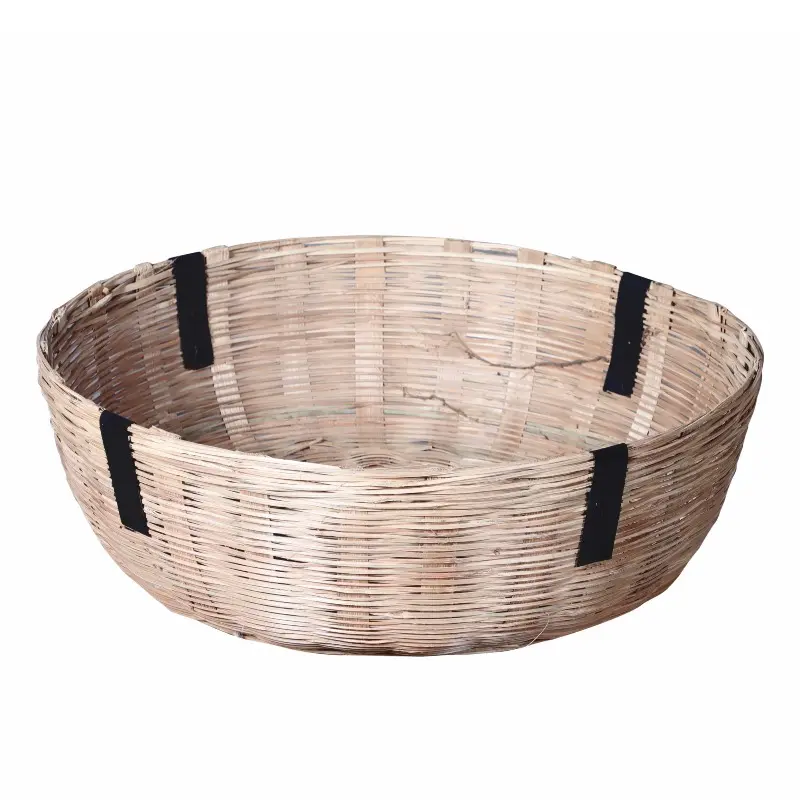 Stor bambus kurv