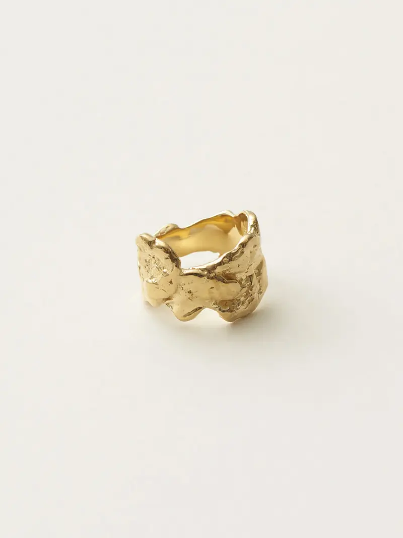 Studio Loma - Aqua Ring - Forgyldt