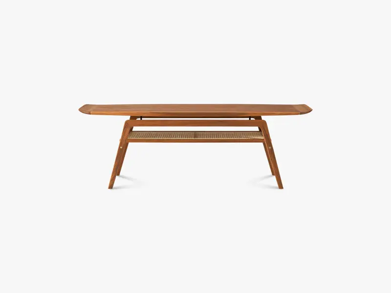 Surfboard w/ shelf, Teak