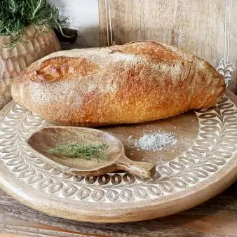 Tapasfad med drejefod - Chic Antique