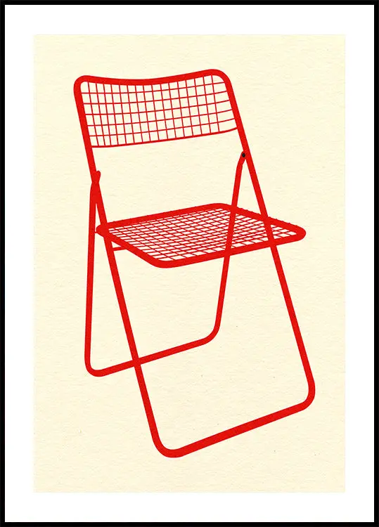 Ted Net Chair Red
