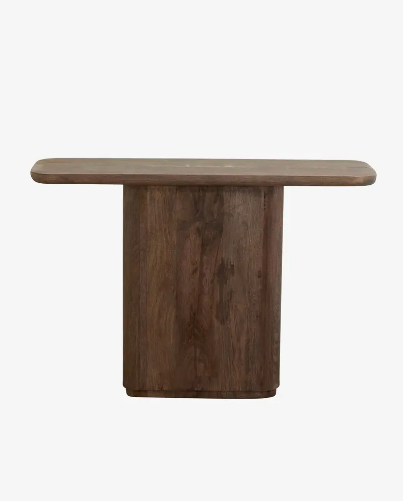 TOKE console table - dark brown