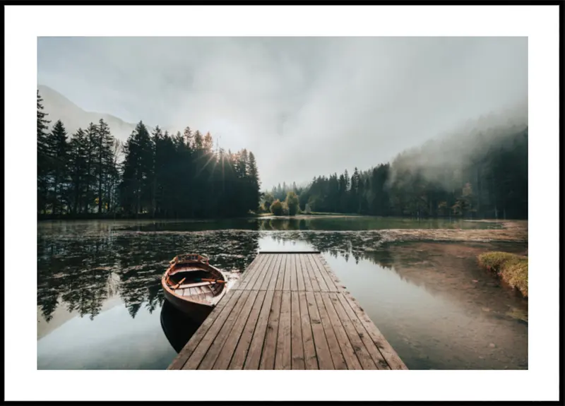 Tranquil Lake Dock