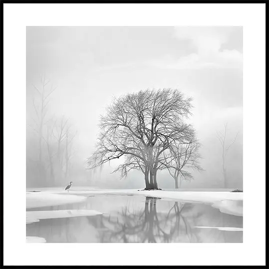 Tranquility after the snow Plakater