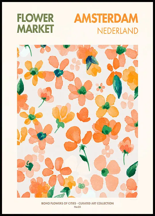 “Vibrant Blooms” Poster
