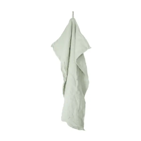 Viskestykke ''Basic'' i Hør - Dusty Mint
